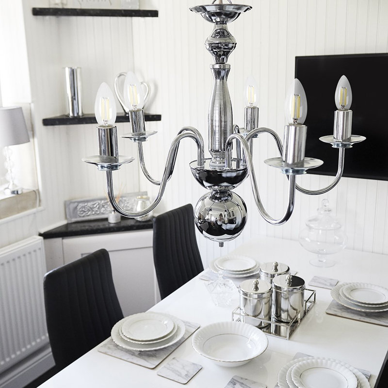 Duke 5 Light Candle Style Chandelier Duke 5 Light Candle Style Chandelier